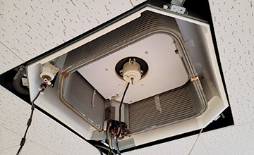 天井埋込エアコンのクリーニング